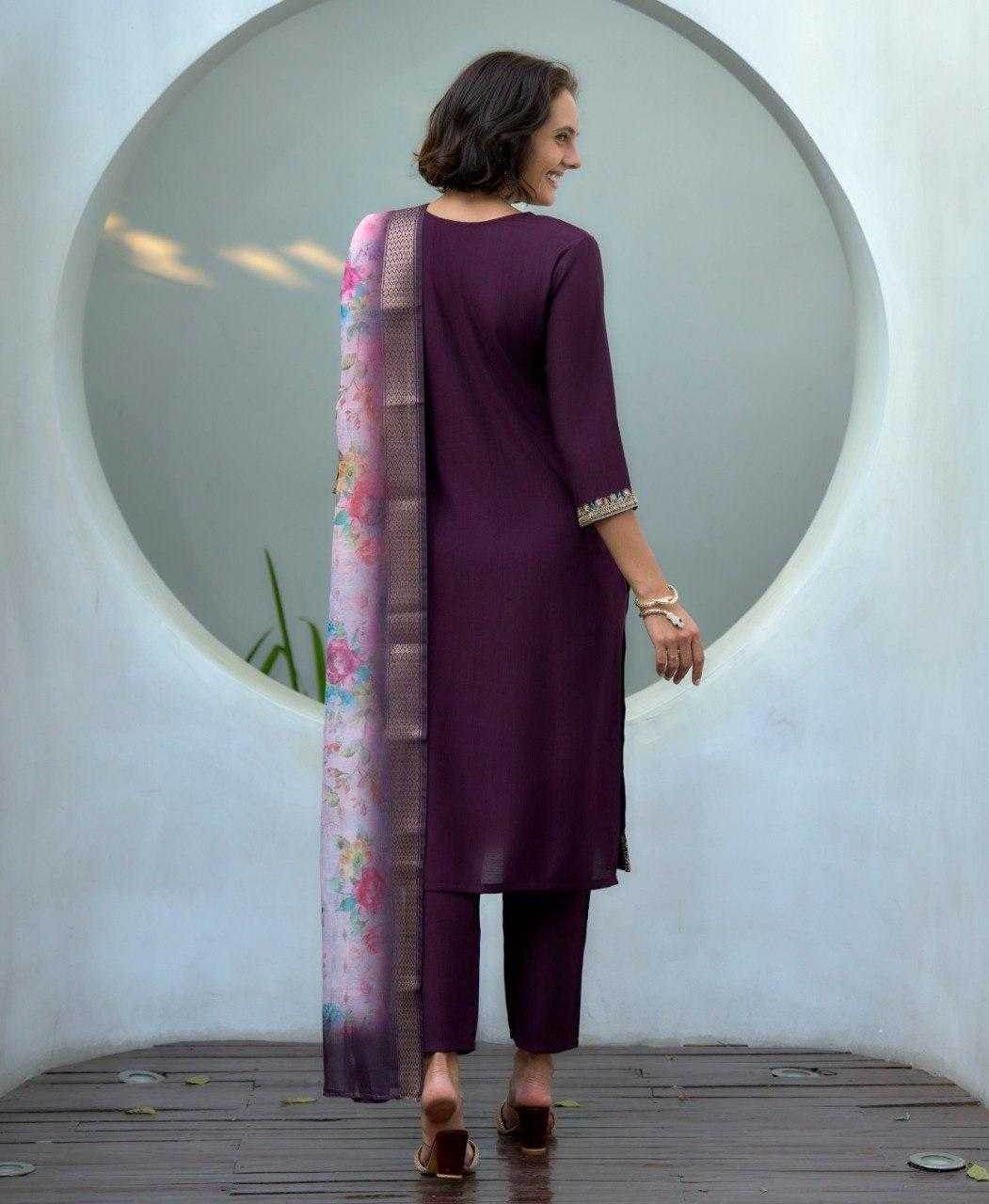 Silk Casual Ethnic Kurti - MYLUXURY LANE ENTERPRISE